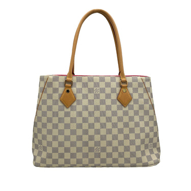 Louis Vuitton Propriano White Damier Azur Canvas Tote - MyDesignerly