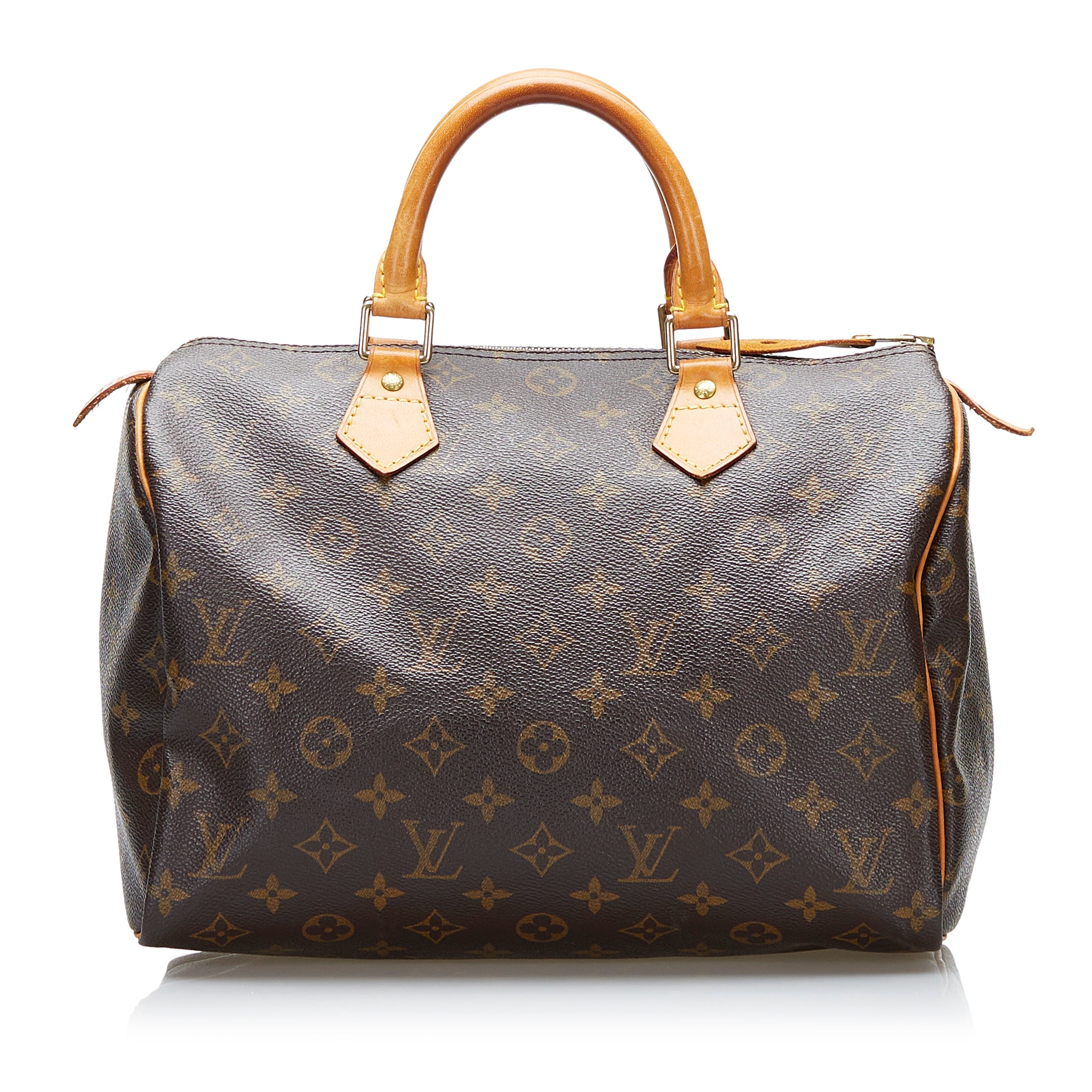 Blue Louis Vuitton Epi Speedy 30 Boston Bag