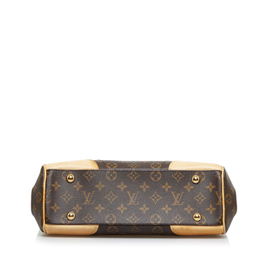 Brown and tan monogram coated canvas Louis Vuitton Beverly MM with  gold-tone at 1stDibs