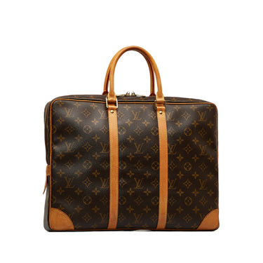 Louis Vuitton Porte Documents Voyage PM Business Briefcase Bag(Brown)
