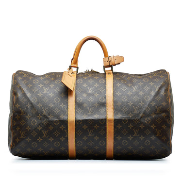 Louis Vuitton Double Flat Bag White Logo Story Monogram Canvas