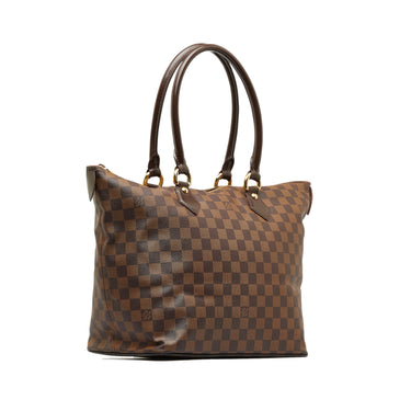 Brown Louis Vuitton Damier Ebene Hampstead MM Tote Bag – Designer