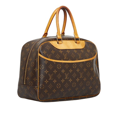 LOUIS VUITTON Monogram Deauville Boston Satchel Bag