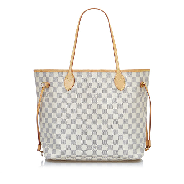 RvceShops Revival  White Louis Vuitton Damier Azur Saleya PM