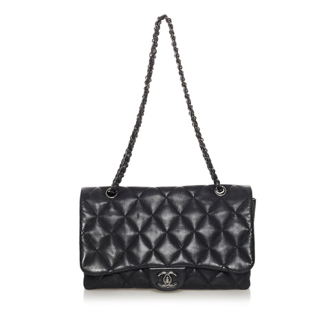 Bonhams : Chanel a Black Lambskin Jumbo Classic Flap Bag 2011-12