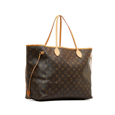 Tan Louis Vuitton Damier Azur Neverfull GM Tote Bag – Designer Revival