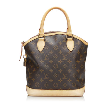 Lockit vertical leather handbag Louis Vuitton Brown in Leather - 28102358