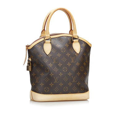 Lockit vertical leather handbag Louis Vuitton Brown in Leather - 28102358