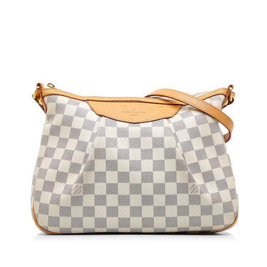 Louis Vuitton Damier Azur Siracusa PM White