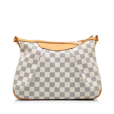 White Louis Vuitton Damier Azur Eva Crossbody Bag – Designer Revival