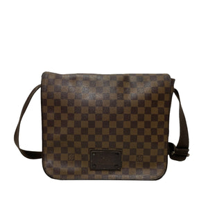 Louis Vuitton Brown Damier Ebene Brooklyn MM Messenger Bag For