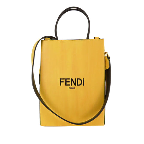 Fendi Sunshine Medium  Brown leather shopper  Fendi