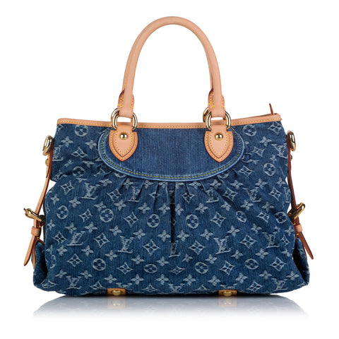 Louis Vuitton Neo Cabby MM Monogram Denim Bag