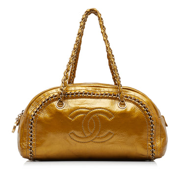 Gold Chanel Brocade Bucket Bag – Designer Revival