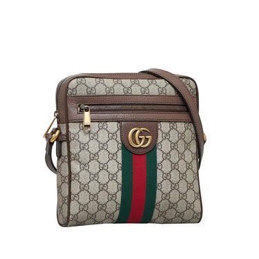 Ophidia GG Small Shoulder Bag in Brown - Gucci