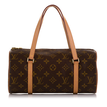 Louis Vuitton Monogram Papillon 26 Boston Barrell Cylinder Bag