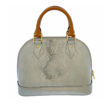 New IN BOX Louis Vuitton Mini Alma BB Cross Body Bag, SILVER MIROIR