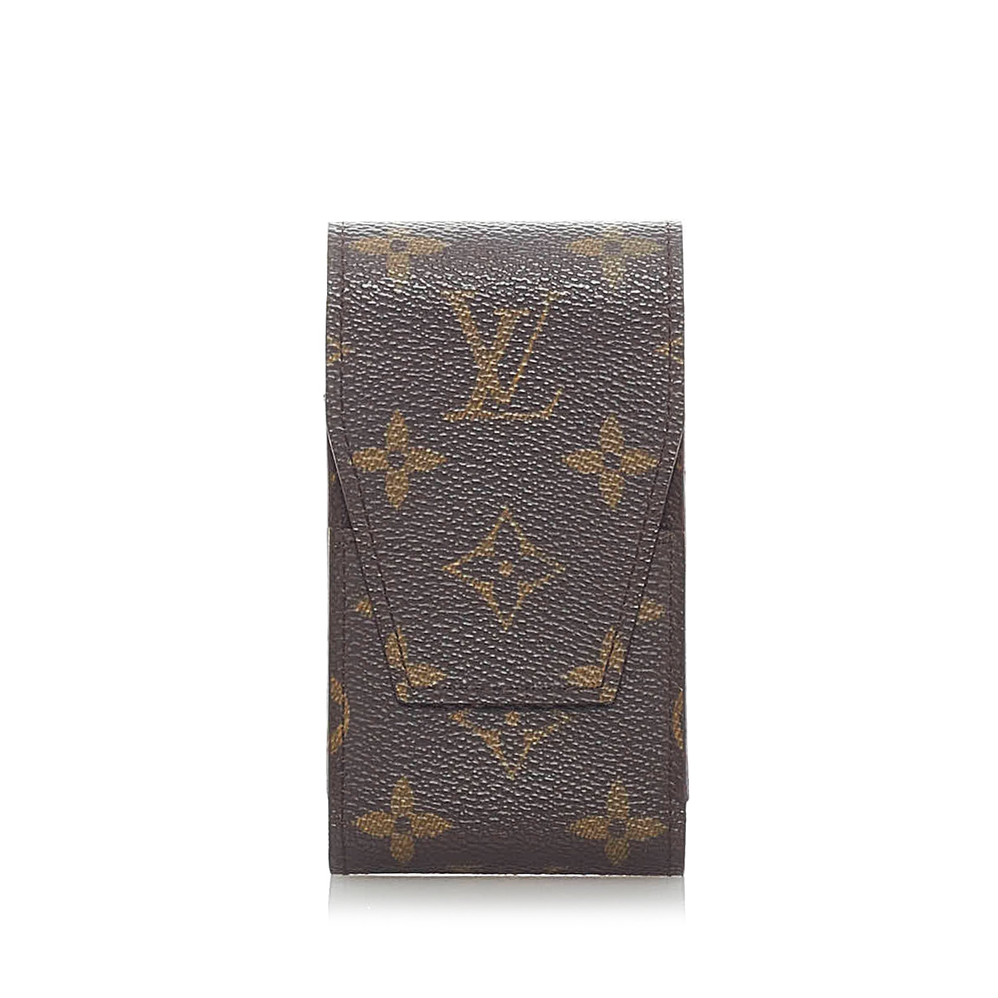 Louis Vuitton x Nigo Flap Double Phone Pouch Brown in Coated Canvas with  Gold-tone - US