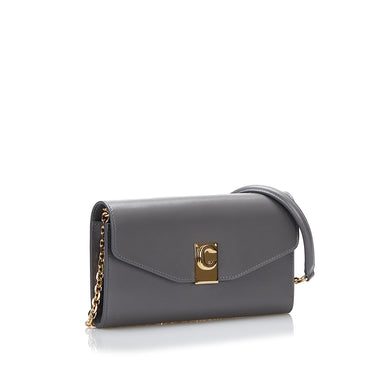 Celine C Wallet On Chain - Black Crossbody Bags, Handbags - CEL174087