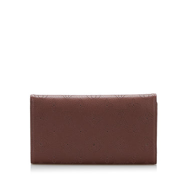 Brown Louis Vuitton Mahina Amelia Wallet