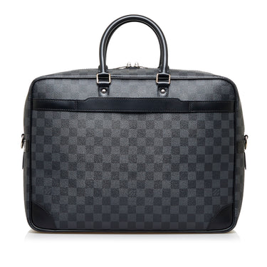 Louis Vuitton Damier Graphite Porte Documents Business PM in Black, Women's