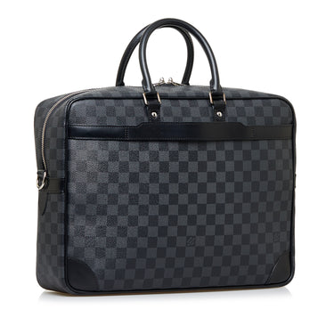 Black Louis Vuitton Damier Graphite Porte-Documents Voyage GM