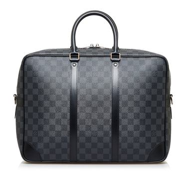 Black Louis Vuitton Damier Graphite Porte-Documents Voyage GM