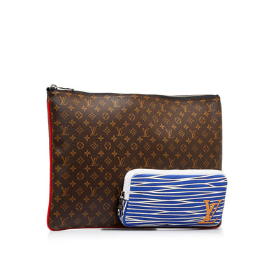 Louis Vuitton Reverse Monogram Giant Pochette Trio w/Tags - Brown Clutches,  Handbags - LOU804494