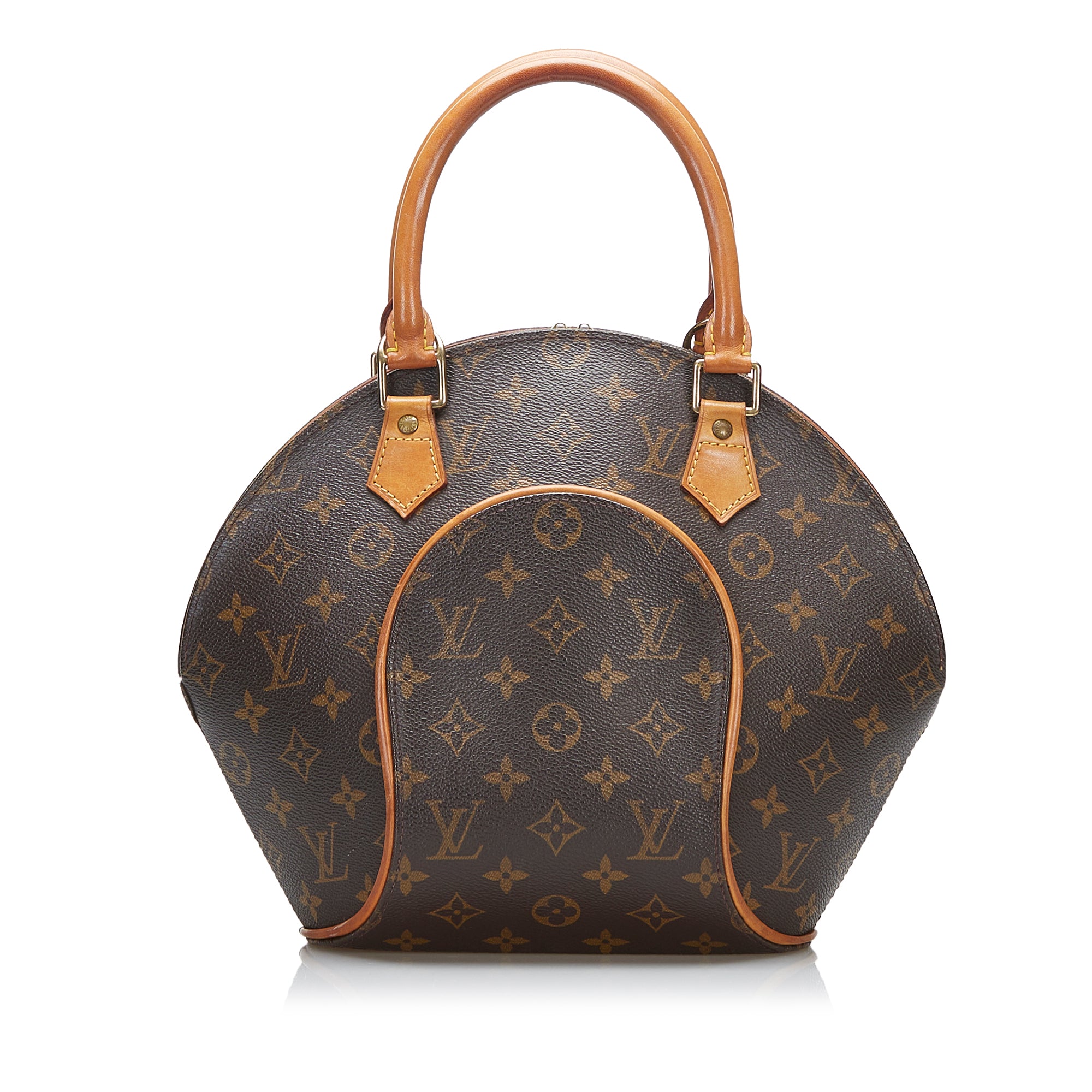 Pre-Owned Louis Vuitton Vavin GM Brown Monogram Canvas Tote Bag w/ Gol 