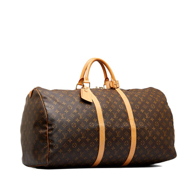 Louis Vuitton Monogram Keepall 55 - Brown Luggage and Travel, Handbags -  LOU803617