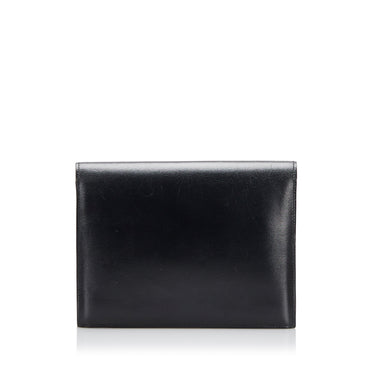 Black Hermes Box Calf Leather Clutch Bag – Designer Revival