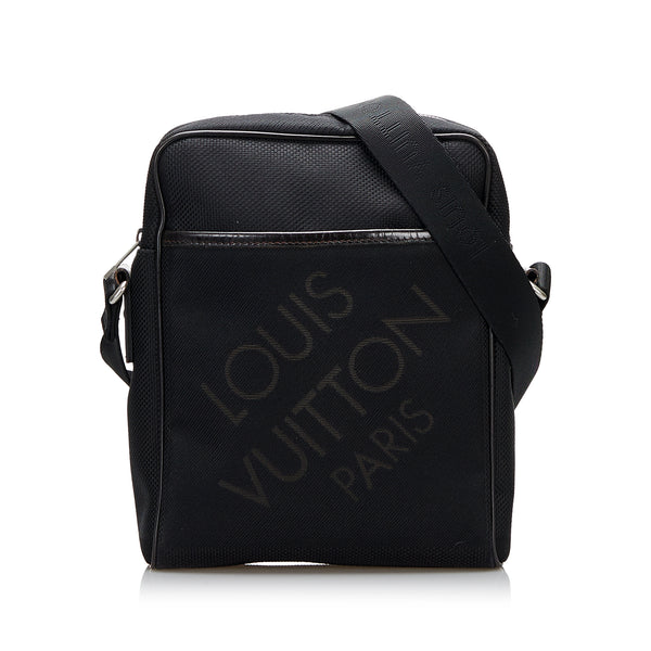 black louis vuitton damier geant citadin bag