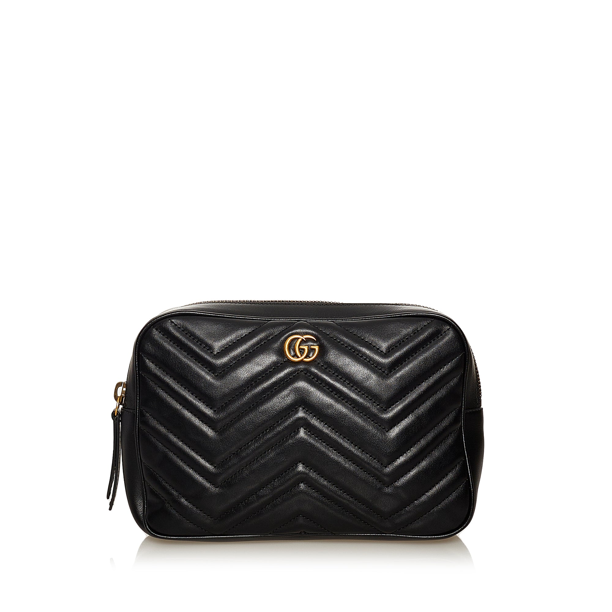 Gucci GG Marmont Belt Bag Matelasse Black