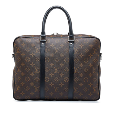 Louis Vuitton Briefcase Porte-Documents Jour Monogram Macassar