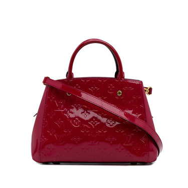 RvceShops Revival, Red Louis Vuitton Vernis Petit Bucket