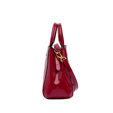 RvceShops Revival, Red Louis Vuitton Vernis Petit Bucket