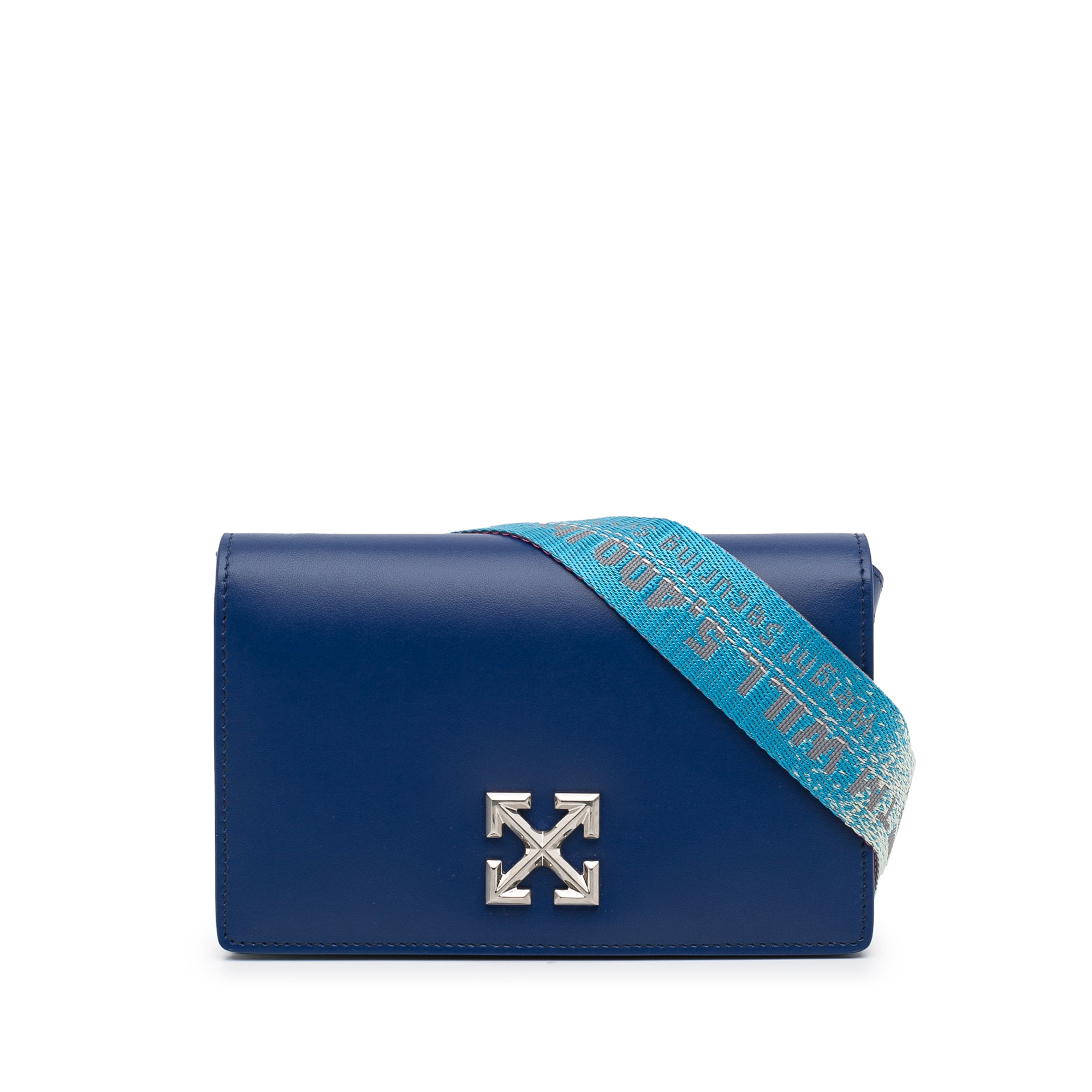 image of Blue Off White Jitney 0.5 Crossbody Bag