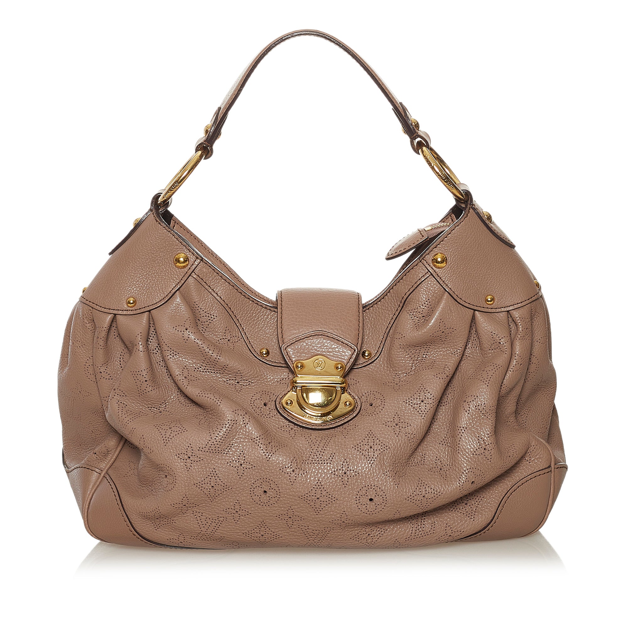 Louis Vuitton Beige Mahina Hobo XL Bag