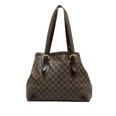 LOUIS VUITTON Hampstead MM Damier Ebene Shoulder Bag Brown- 15% OFF