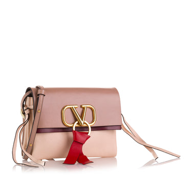 Tan Valentino VRing Shoulder Bag