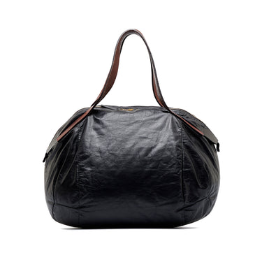 SarahbeebeShops Revival  Black Prada Grace Lux Messenger Bag