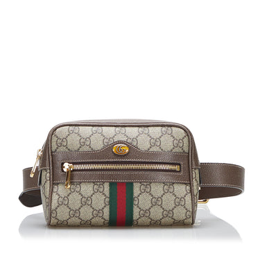 Brown Gucci GG Supreme Belt Bag – Designer Revival