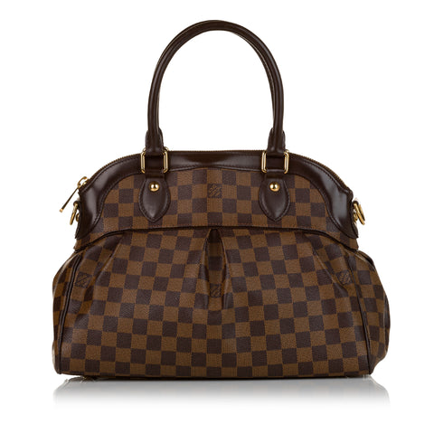 LOUIS VUITTON Damier Ebene Trevi PM 2way Handbag