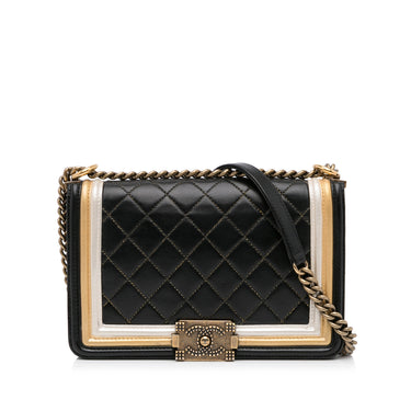 Chanel PVC Iridescent Patent Calfskin 'Water Boy' Small