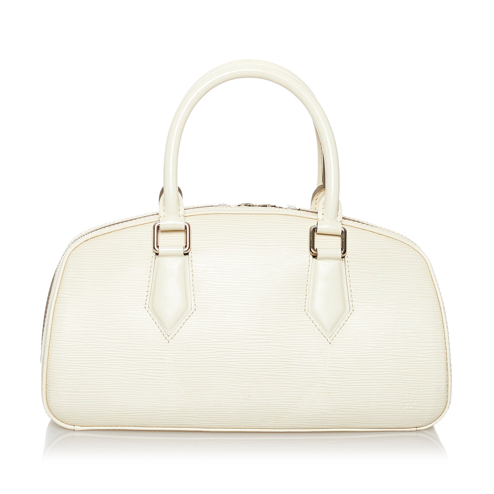 Louis Vuitton Louis Vuitton Jasmin White Epi Leather Handbag