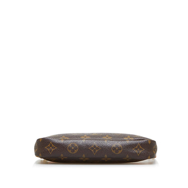 Brown Louis Vuitton Monogram Pochette Cles Coin Pouch – Designer Revival