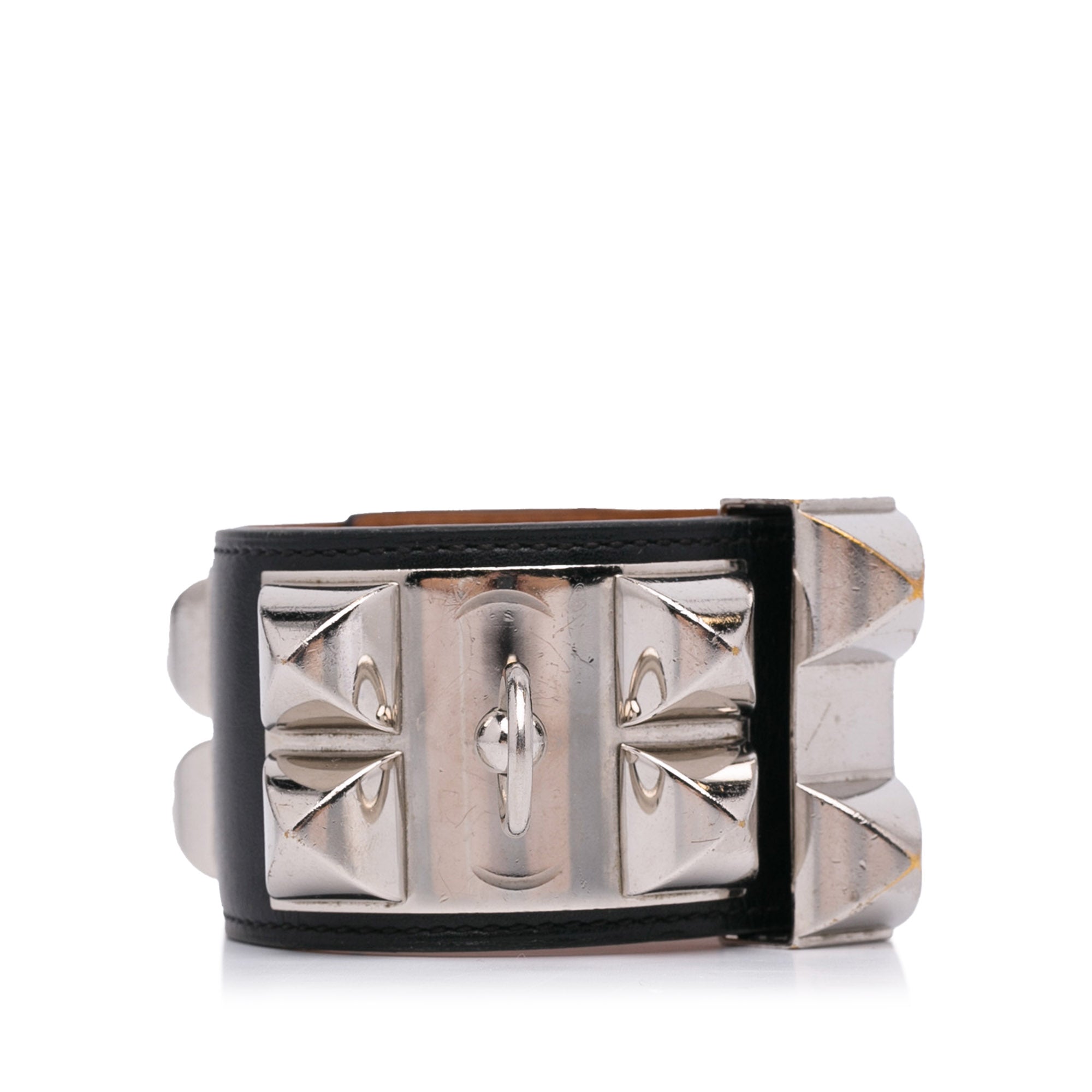 image of Black Hermes Collier de Chien Bracelet