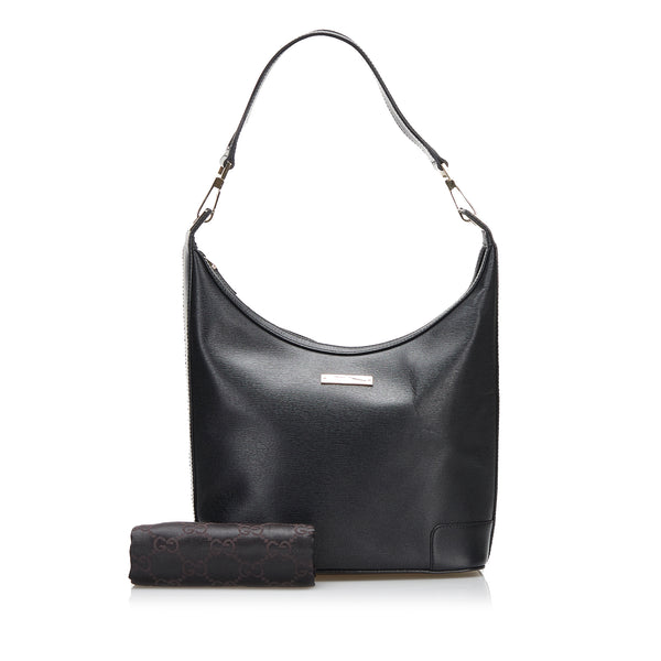 Black Gucci Leather Shoulder Bag – Designer Revival