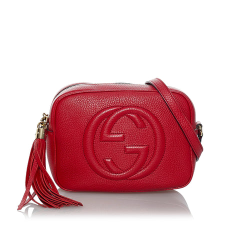 Gucci Red Gg Marmont Velvet Shoulder Bag 1980 featuring bags handbags  shoulder bags red chain strap handbags  Shoulder bag Gucci bag Gucci  shoulder bag