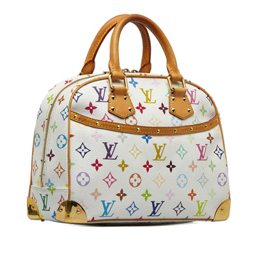 Louis Vuitton White Monogram Multicolore Trouville Bag – Bagaholic